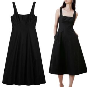 Banana Republic Black Midi Dress